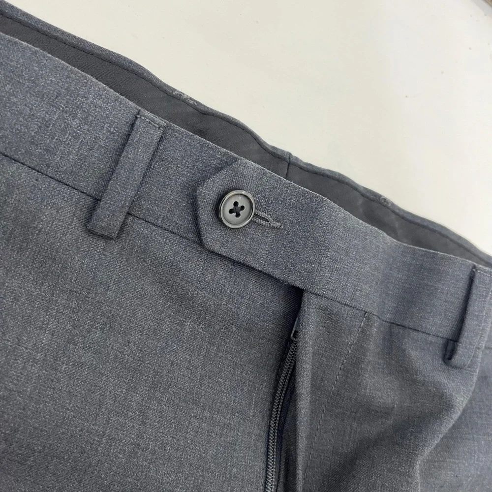 Lauren Ralph Lauren Mens 44x30 Suit Trouser Gray Classic Fit‎ Ultra Flex Stretch